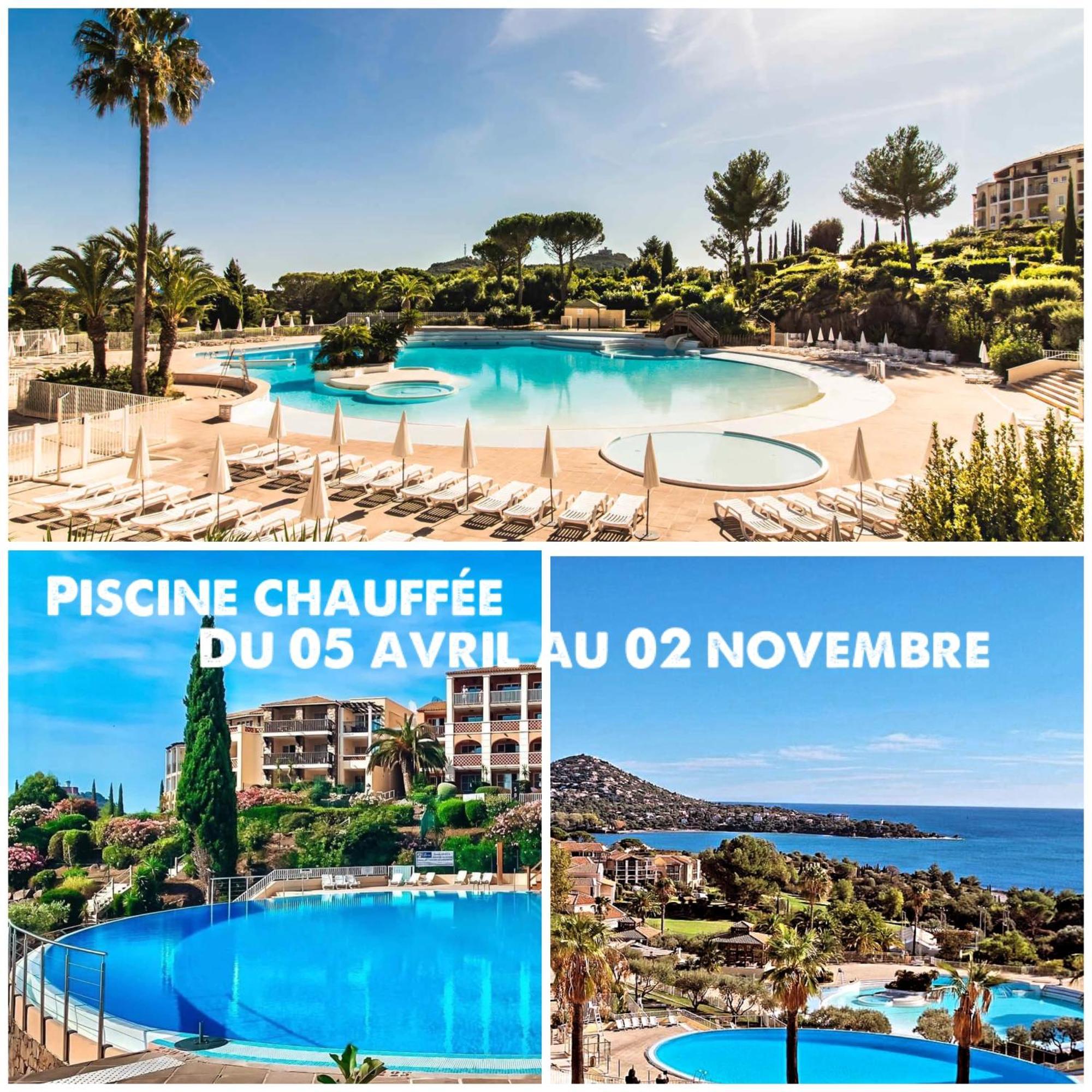 T2 En Rez De Jardin Privatif Cloture , Cap Esterel Pierre Et Vacances ,Piscine Chauffee Des Le 05 Avril Au 02 Novembre Saint-Raphaël Extérieur photo